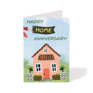 Imagem de M Market On Mainstreet Cartões de agradecimento do corretor de imóveis, inclui cartões com envelopes, em branco dentro, feito nos EUA (aniversário de casa voadora, 25 cartões)