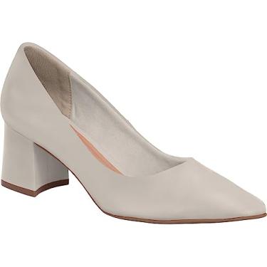 Imagem de SCARPIN FEMININO BOTTERO 354901 EM COURO SALTO BLOCO 6 CM Cor:Branco;Tamanho:39