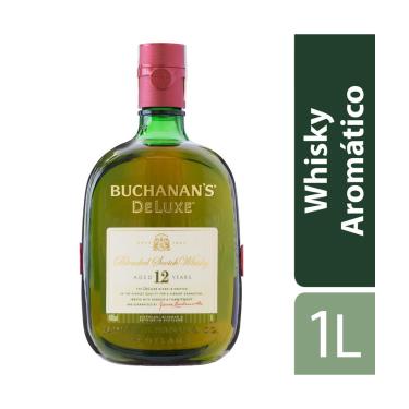 Imagem de Whisky Escocês Blended Buchanans Deluxe Aged 12 Years Garrafa 1 Litro