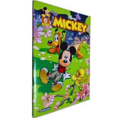 Imagem de Quadrinhos HQ Gibi Graphic Novel Formatinho 13,50x19 cm Lombada com Grampos Mickey nº 32 Culturama