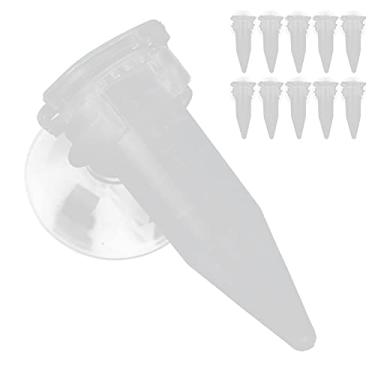 Imagem de Alimentador Automático de Peixes, Tubo de Alimentação de Peixes 10 Peças Copo Funil de Minhoca Vermelha Copo de Alimentação de Tanque de Peixes Alimentador Automático de Peixes