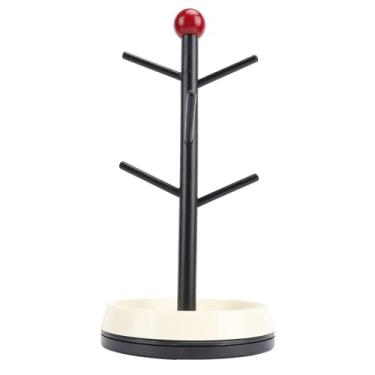 Imagem de Rack de Secagem de Copos de Balcão, Suporte de Escorredor de Copos Com Bandeja de Drenagem, Suporte de Garrafa de Copo de Madeira, Organizador para Cozinha, Banheiro, (Tipo 1)