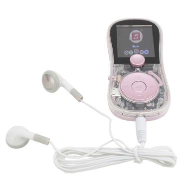 Imagem de MP3 MP4 Player Leitor de Música Portátil Com Alto-falante Gravador de Rádio FM Rosa para Crianças e Idosos (Sem cartão de memória pequeno)