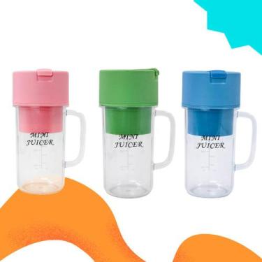 Imagem de Mini Liquidificador Portátil para Shake e Suco com Cabo USB - shop mix