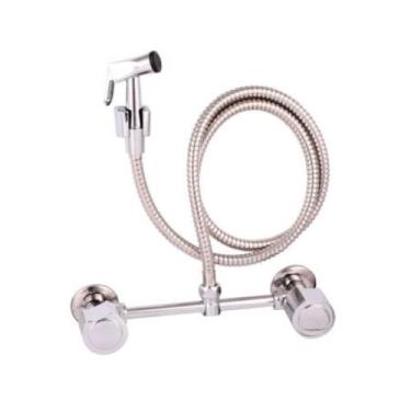 Imagem de Ducha Higiênica Com Misturador Externo C40 1/4 Volta - Samer Metais