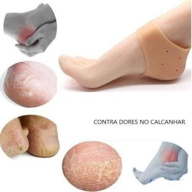 Imagem de Protetor calcanhar conforto Calcanheira Silicone Esporão tendao - ZEM