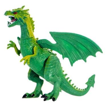 Imagem de Brinquedo dragão articulado mundo medieval asas flexíveis - ART BRINK,