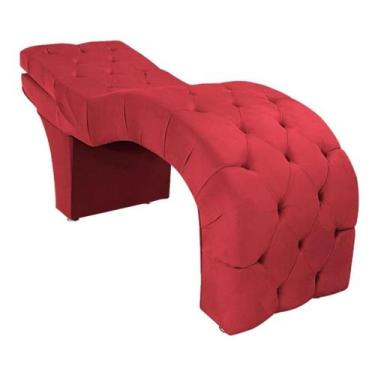 Imagem de Maca Estética Estofada Reclinável Ergonômica Suede Sabrina - Online Co