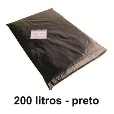 Imagem de 15 Kg Saco De Lixo 200 Litros Preto 200l Reforçado 0,2 Micra - HIGIPAC