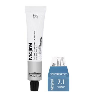 Imagem de Loreal Coloração Majirel 7.1 Louro  Acinzentado 50g - Loreal Professio