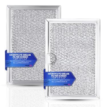 Imagem de VNAF93 5304517871 5304464105 WB06X10608 Tela de filtro de graxa para micro-ondas de 19 cm x 12 cm (embalagem com 2) de substituição para Frigidaire, Frigidaire, Frigidaire CFM CGM CMW FFM FGB FGM FMO