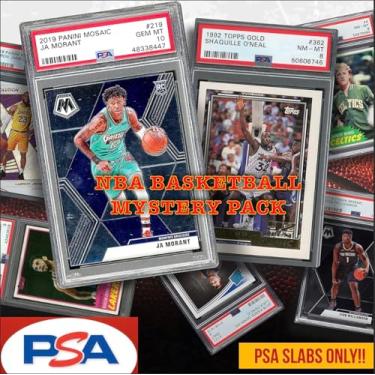 Imagem de Basketball PSA Only Graded 7+ Guaranteed Mystery Hot Pack Bundle - 5 Rookies / 5 Vets - with Bonus Legends Chase Card - Lebron/Jordan, HOF rookies, Kobe Graded