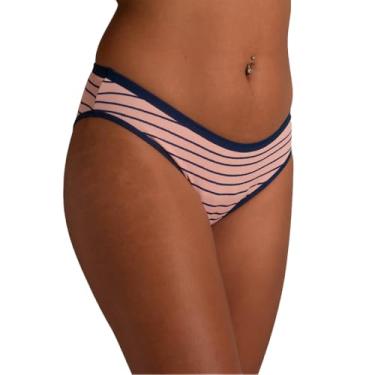 Imagem de Calcinha Absorvente Básica - Rosa e Azul - G