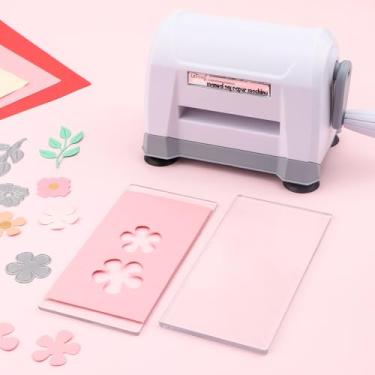 Imagem de BAOFALI Mini máquina de corte e matriz manual; máquina portátil de corte e gravação em relevo para corte de matriz faça você mesmo, cartão de papel, artesanato, scrapbooking, cortador, álbum de fotos,