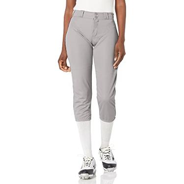 Imagem de (Medium, Gr) - Alleson Ahtletic Women's Fastpitch/Softball Pant with Belt Loops