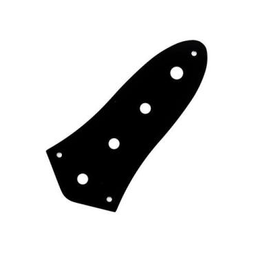 Imagem de Escudo Para Controles Baixo Jazz Bass Preto Spirit JBWP-BK - Spirit gu
