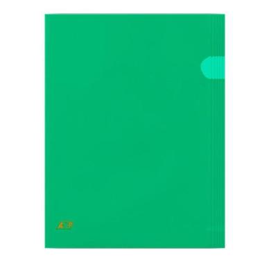 Imagem de Kit Pasta em L Ofício Acp Protetor Documentos, Verde, 50 Unidades
