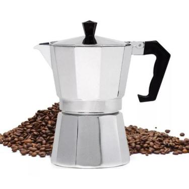Imagem de Cafeteira Italiana 9 Xícaras Moka Express Faz Café Aço Inox - Caffetie