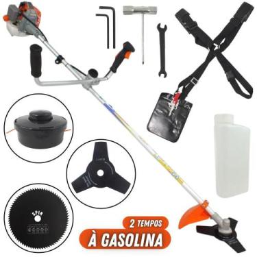 Imagem de KIT Roçadeira Profissional Vulcan VR260P 2T 26CC 0,9CV + Faca Circular