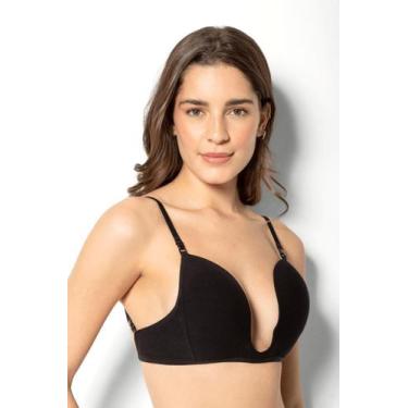 Imagem de Sutiã Bojo Trifil Decote Profundo Multifuncional (C05564), Preto, 44