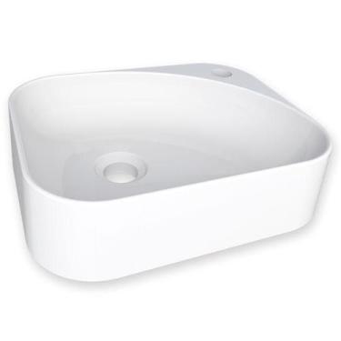 Imagem de Cuba Para Banheiro em Mármore Sintético Libra Cozimax Branco