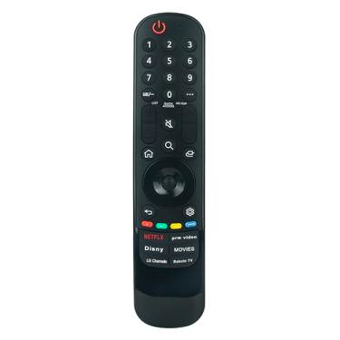 Imagem de MR23GA AKB76043112 Controle remoto IR de substituição adequado para LG OLED 4K Smart TV Series C3, G3, B3, UHD 4K séries de TV UR90, UR80, UQ75, UQ80(2023)