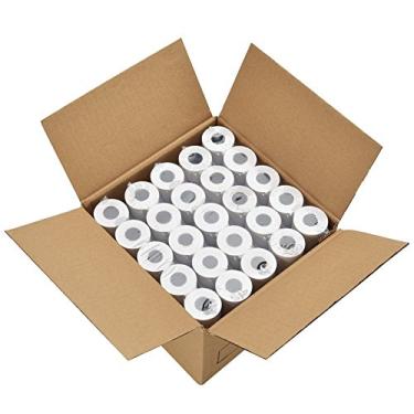 Imagem de MFLABEL Rolos térmicos de papel para recibo POS - 57 mm x 15,3 m - pacote com 200 rolos - Papel térmico de alta sensibilidade para caixas registradoras, máquinas de cartão de crédito e sistemas de PDV