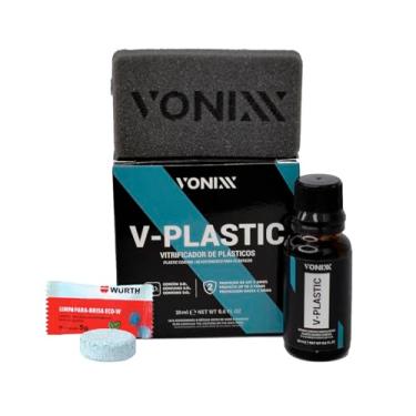 Imagem de Kit Vitrificador V-Plastic Vonixx Para Plásticos 20ml Vonixx + Limpa Parabrisa Eco-w 5g Wurth