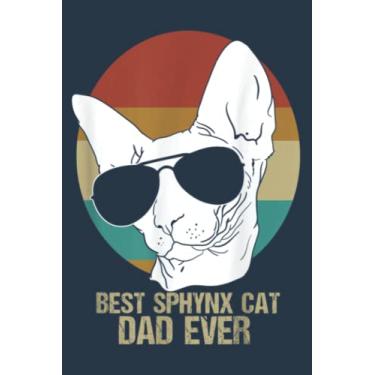 Imagem de Best Sphynx Cat Dad Hairless Cat Father Men’s MP: Study Notebook, 6 x 9 inches, 120 pages