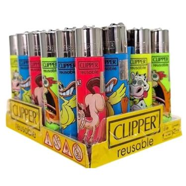 Imagem de Caixa de Isqueiro Clipper Crazy Farm