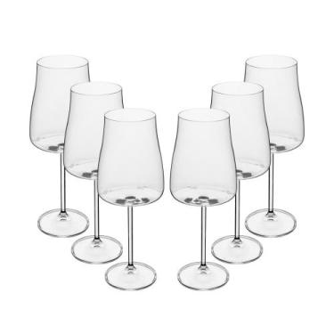 Imagem de Conjunto 6 taças para Vinho de Cristal Alex- Wolff