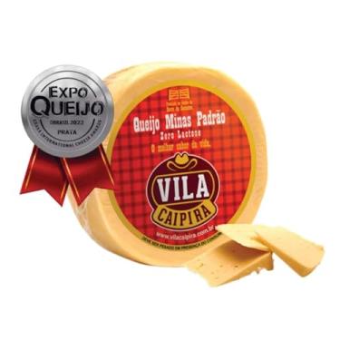 Imagem de Queijo Minas Padrão Zero Lactose Vila Caipira 500g - Sabor Autêntico e Sem Lactose, Perfeito para Dietas Especiais!