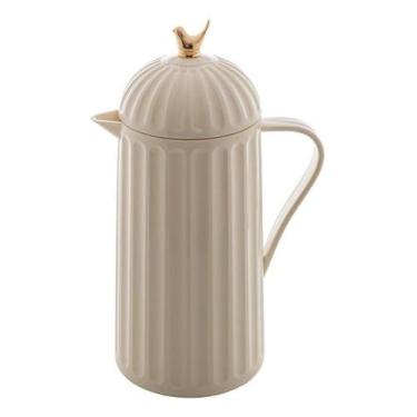 Imagem de Garrafa Térmica Wolff Bird De Plástico Branca 1l Cor Branco - ROJEMAC 