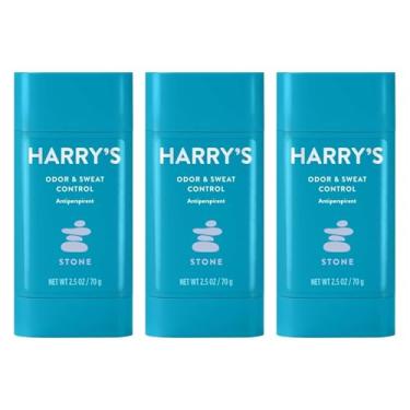Imagem de Harry's Desodorante masculino antitranspirante, antitranspirante para controle de odor e suor - perfume de pedra, 3 unidades