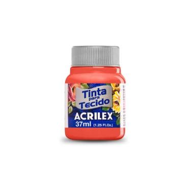 Imagem de Tinta Para Tecido Acrilex Fosca 37ml Escolha a Cor, 586 - CORAL