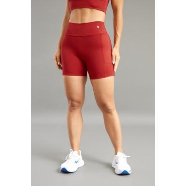 Imagem de Bermuda Fitness Feminina Academia Treino Cintura Alta com Bolsos-Feminino