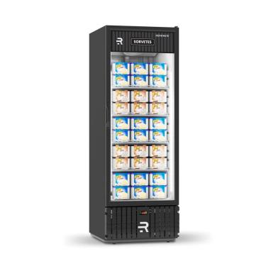 Imagem de Visa Cooler Sorvete Freezer Porta Vidro Aquecido ar Forçado -22ºc 570l Vcs570pvpb 220v - Refrimate