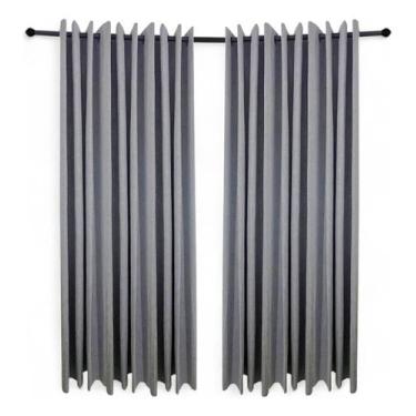 Imagem de Cortina Blackout Linho Vedação De Luz 100% 3,0m x 2,3m Varão - Ck Enxo