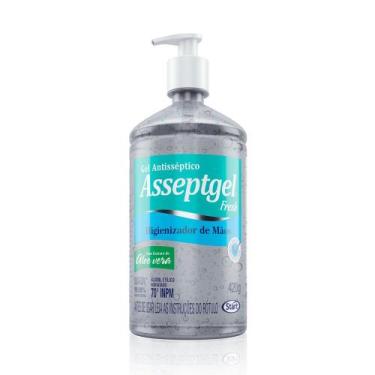 Imagem de Álcool Em Gel Antisséptico 420gr Asseptgel Fresh Blue