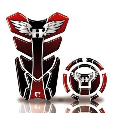 Imagem de Kit Protetor Tanque Adesivo Moto Honda Acima 2018 - Teu Adesivo, Verme