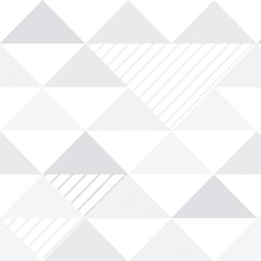 Imagem de Papel De Parede Bebê Triângulos Tons Cinza Autocolante 12m