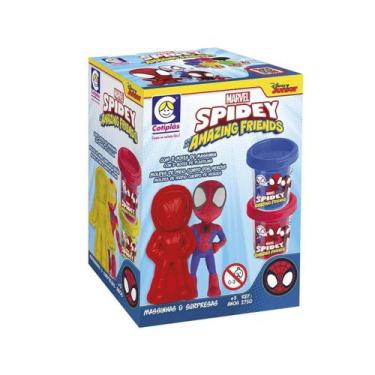 Imagem de Brinquedo Massinha Spidey Marvel Amigos Surprise - COTIPLAS, UN, Diver