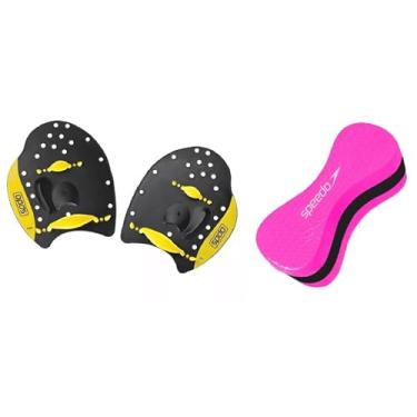 Imagem de Kit Natação Speedo Palmar Power Paddles + Flutuador Pullbuoy Swim (Flutuador Rosa)