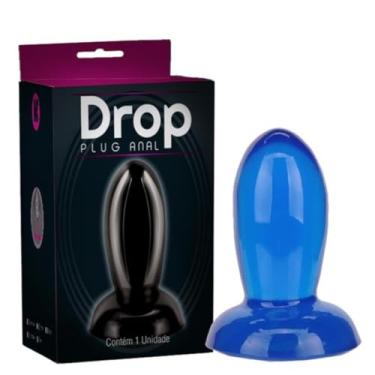 Imagem de Plug Anal Sem Vibro, Macio e Flexível Brinquedo Erótico Sexo Anal Iniciante Conforto e Segurança [AZUL]