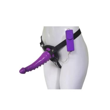 Imagem de Cinta Peniana Dildo Tentáculos Roxo 21x4cm com Bullet - Lovetoys