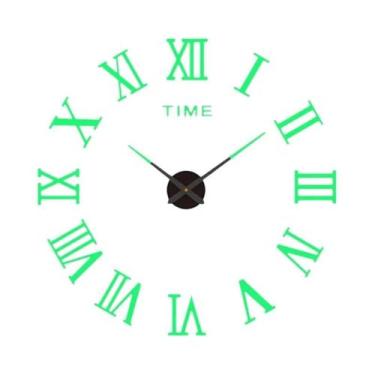 Imagem de Relógio de Parede Moderno 3D DIY - Quartzo, Acrílico e Espelho - Decor