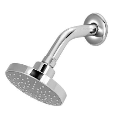 Imagem de Chuveiro Ducha Flatt Redondo Articulada Aquecedor Solar Gás - Modelar