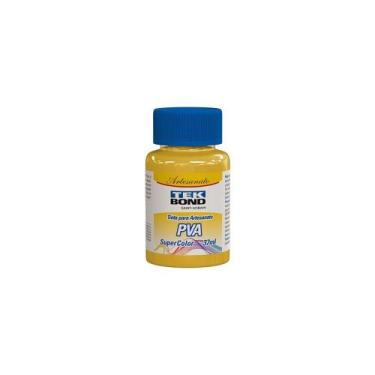 Imagem de Tinta PVA para Artesanato Tekbond Super Color Amarelo Smile 37ml - Emb