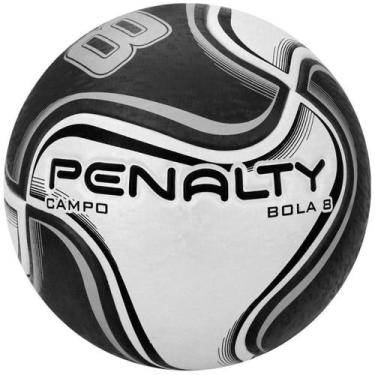 Imagem de Bola Futebol Campo Penalty 8 X 521285-1110, Branco, Preto, 5