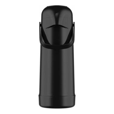 Imagem de Garrafa termica Termolar Magic Pump de vidro 1L preta, 1L, Preto